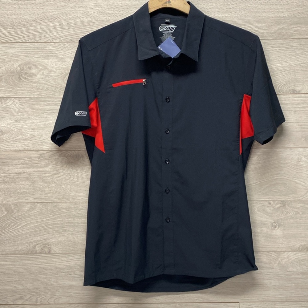 Eco Short Sleeve Men’s Button Up Shirt